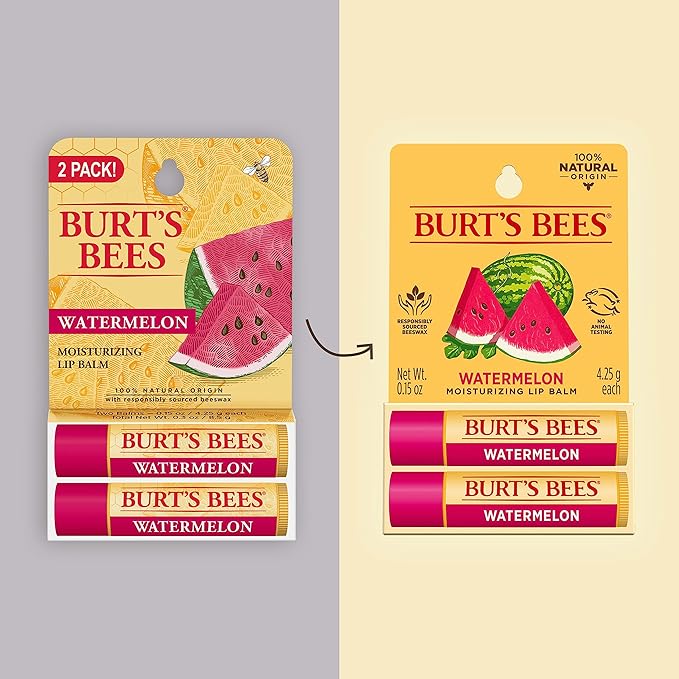 Burt's Bees Lip Balm - Watermelon,