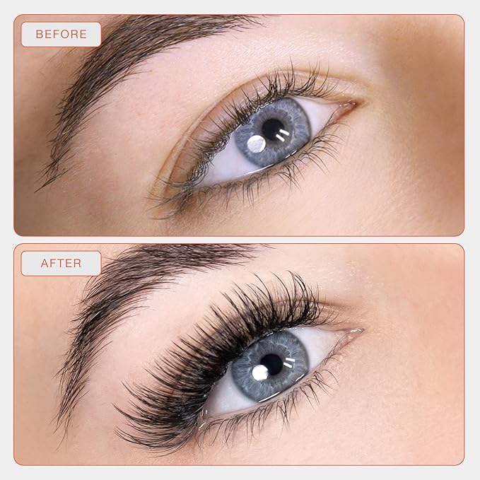 Curacoro LashFolio Narrow Wispy Fans, Handmade Volume Eyelashes, 5D To 10D, C CC D Curl, 0.03~0.07 mm, 8-13mm Mix Length, Professional Long-Lasting Promade Lash Fans (7D-0.05 D 8mm-13mm)