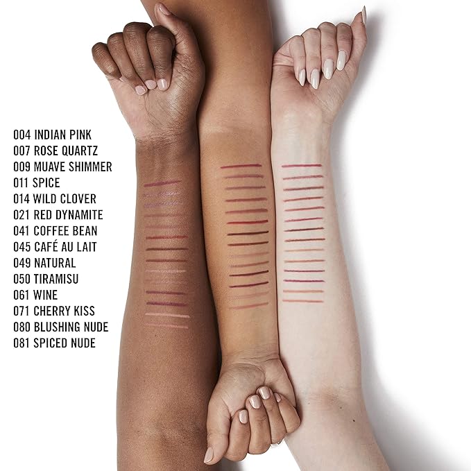 Rimmel London Lasting Finish 1000 Kisses Lip Liner - 004 India Pink Lip Liner Women 0.04 oz (Pack of 5)