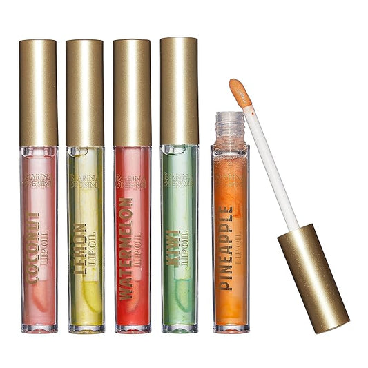Marina and Demme 5 Piece Tropical Lip Oil Glosses