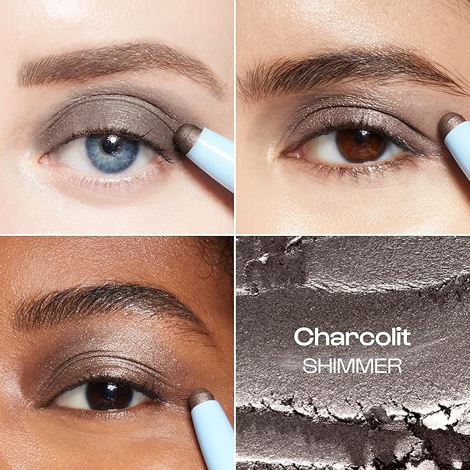 ALLEYOOP 11th Hour Cream Eyeshadow & Liner Stick Bundle – Bronze Medal (Shimmer) & Charcolit (Shimmer) -Waterproof, Smudge-Proof, Crease-Proof Eyeshadow for Over 11 Hours