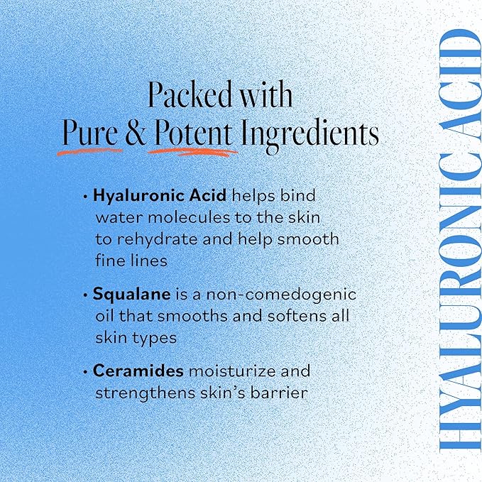 Derma E Ultra Hydrating Antioxidant Day Cream – Face Moisturizer with Hyaluronic Acid, Squalane, and Ceramides to Smooth and Nourish, Hydrating Face Moisturizer for Sensitive Skin, 2 Fl Oz