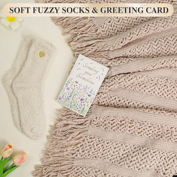 Valentines Day Gifts for Her Women Girlfriend Wife Daughter, 11 Pcs Birthday Gifts for Women Mom Her Best Friend Sister Grandma, Self Care Gift Get well Relaxing Spa Thank you Sympathy Gift Basket Set