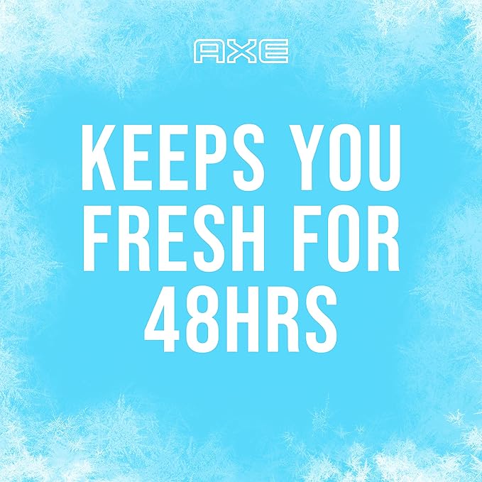 Axe Deodorant Body Spray - Ice Chill - Frozen Lemon & Eucalyptus - Net Wt. 4 OZ (113 g) Per Can - Pack of 2 Cans