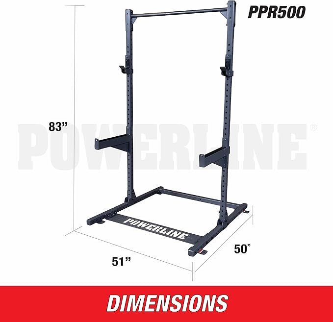 Body-Solid Powerline (PPR500) Half Rack - Compact Power