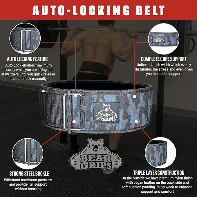 Bear Grips Weight Lifting Belt