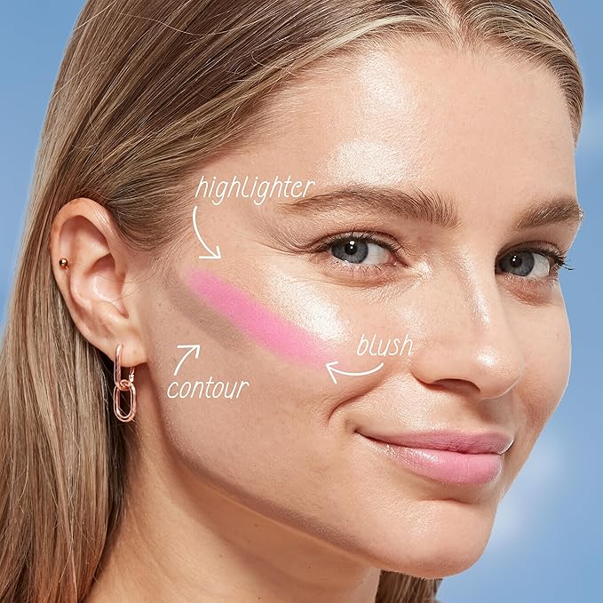 COVERGIRL Trublend Skin Enhancer Blush Balm Stick, Vegan Formula, Easy to Use, Glides on Effortlessly, Non-Greasy, Doesn't Crease - 250 Sleepy Mauve (Bright, Cool Mauve)