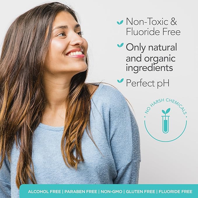 ORL Fluoride-Free, Natural Hydroxyapatite Toothpaste with Organic Xylitol. Helps Strengthen Teeth, Prevent Cavities, Non-Toxic Ingredients. Natural Fresh Mint Flavor 4 oz. Made in USA