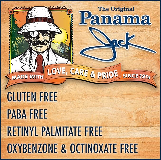 Panama Jack Aloe Moisturizer Lotion - After Sun Daily Skincare, Contains Aloe, Cocoa Butter, Olive & Hemp Seed Oils with Vitamin E, 8 FL OZ (Pack of 12)