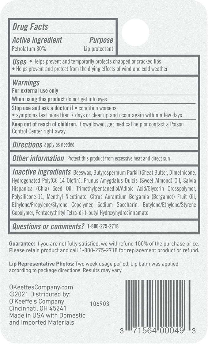 O'Keeffe's Medicated Lip Repair Seal &