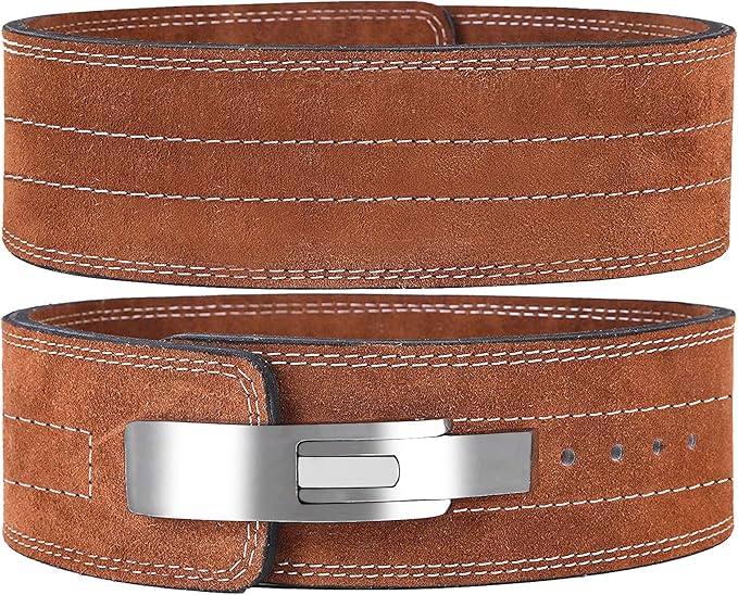 ARD CHAMPS™ 10MM Weight Power Lifting Leather Lever