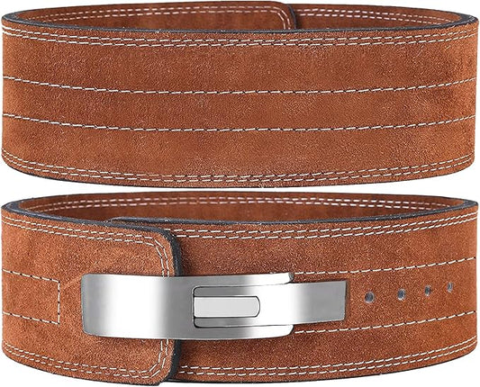 ARD CHAMPS™ 10MM Weight Power Lifting Leather Lever