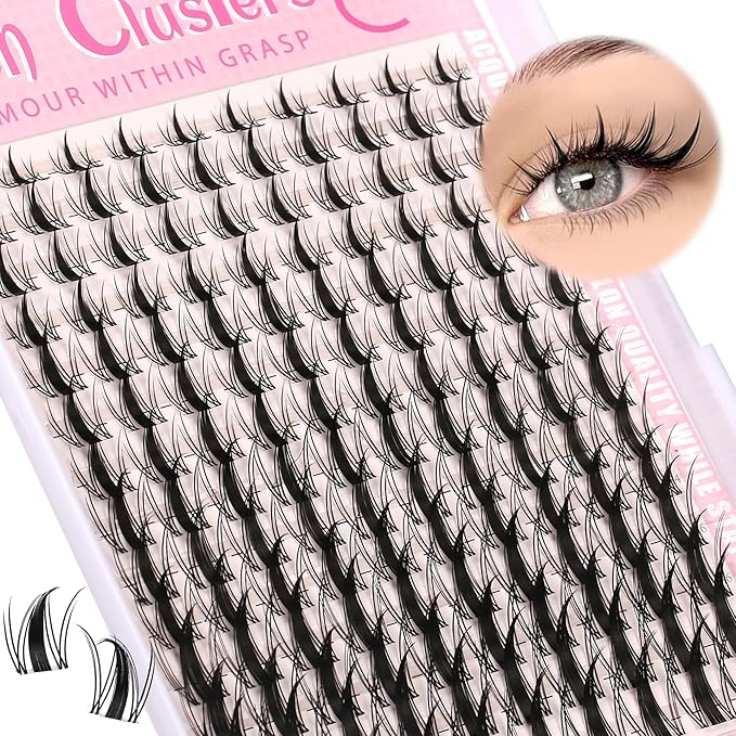 Clear Lash Clusters Manga Eyelash Clusters Anime Cluster Eyelash Extensions Clusters Lashes Natural Look Eyelashes Fairy Lash Clusters Manga Individual Lashes (8-16) mm