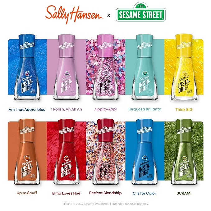 Sally Hansen Insta-Dri - Sesame Street Collection - Nail Polish - Think BIG - 0.31 fl oz