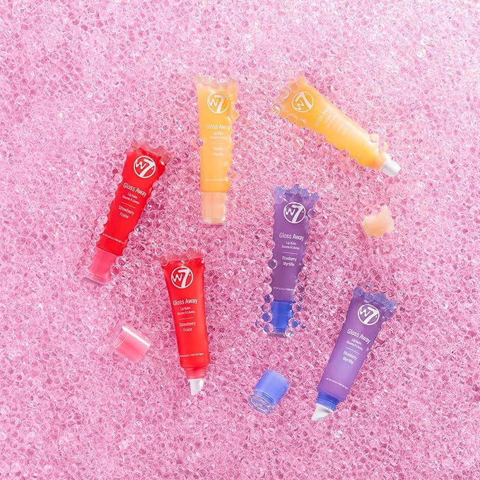 Wloss Away Lip Balm Trio - 3 Piece Vanilla, Strawberry 7 G
