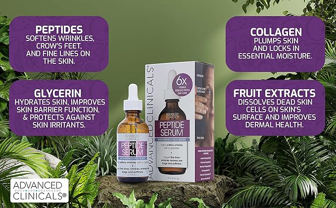 Advanced clinicals hyaluronic acid face