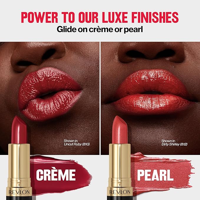Revlon Super Lustrous Lipstick, Creamy Formula For Soft, Fuller-Looking Lips, Moisturized Feel, 766 Secret Club, 0.15 oz