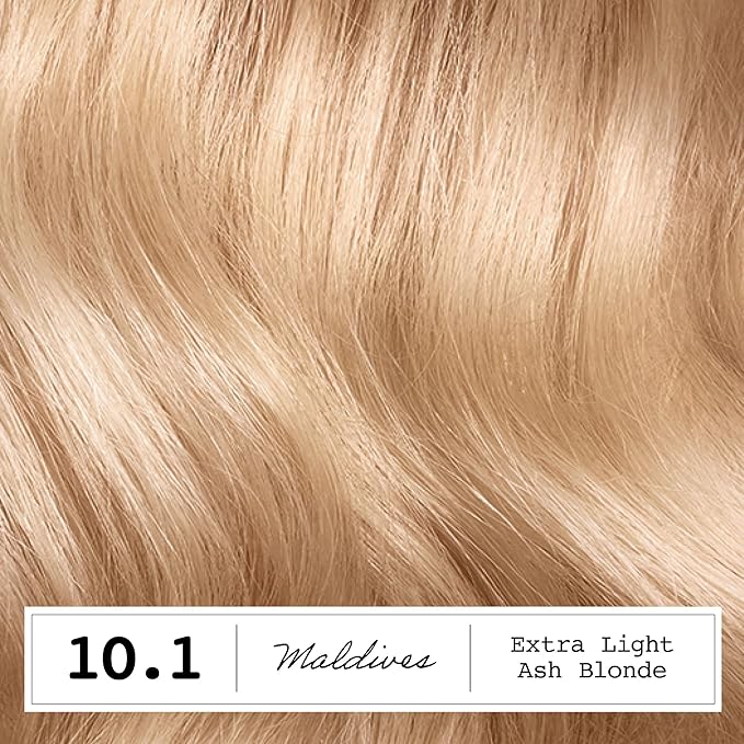 Clairol ColorStrong Permanent Zero Ammonia Hair Dye, 10.1 Extra Light Ash Blonde – Maldives Hair Color, Pack of 1