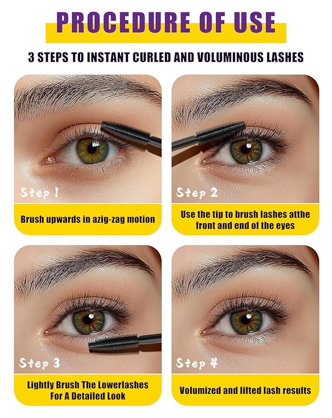 Bubble Mascara – Lightweight Volumizing Mascara for Fluffy, Lifted Lashes – Smudge-Proof, Jet Black Formula for Bold Curl, Lash Separation & Long-Lasting Bouncy Volume – No Clumps or Flakes
