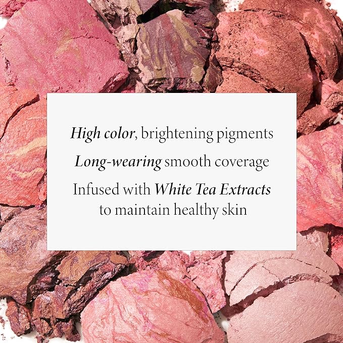 LAURA GELLER NEW YORK Baked Blush-n-Brighten Marbleized Blush + Angled Brush (05 Sunswept, 47mm)