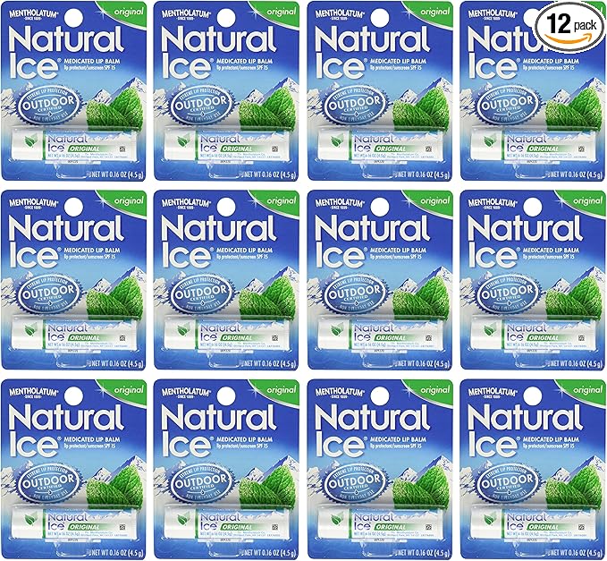 Mentholatum Natural Ice Medicated Lip Protectant