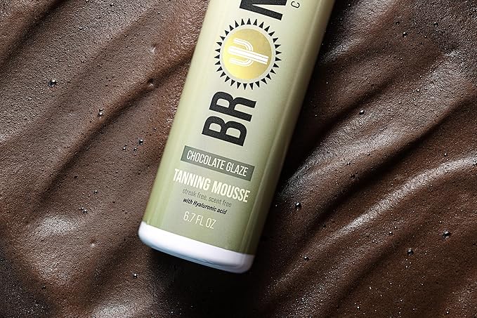 Bronze Cactus Chocolate Glaze Mousse – Deep Chocolate Self Tanner | Streak-Free, Fast Dry Foam | No Orange Tone | Face & Body | Natural Rich Brown Glow | Vegan Friendly | Hydrating Finish | 32 fl. Oz