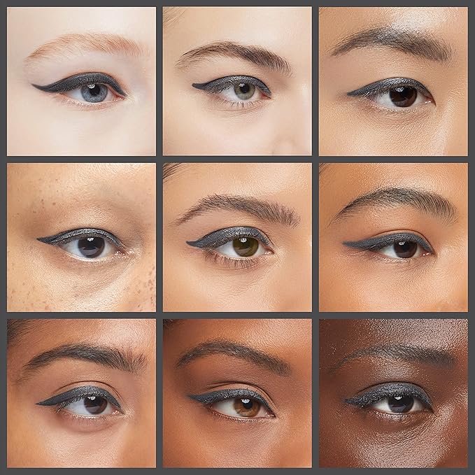 Palladio Precision Eyeliner, Silicone Based, Rich Pigment, Gentle Application, Dramatic Smoky Effect To Soft Everyday Wear, Sensitive Eyelids, Sets Itself, Can Be Sharpened, Black Onyx