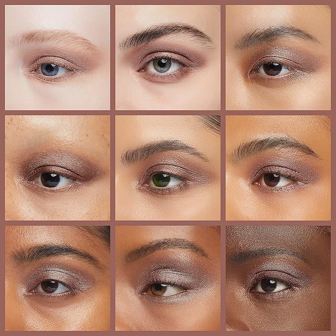 Lauren Brooke Cosmetiques Cream Eyeshadow | Natural Organic, Richly Pigmented Eye Makeup, Creme Eyeshadow For Women (Rose Brown (Shimmer))