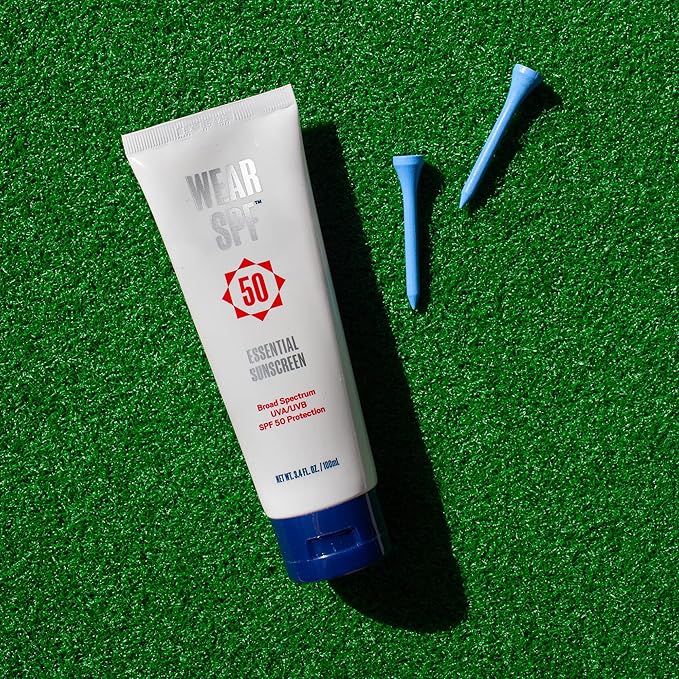 Essential Sunscreen SPF 50 Broad Spectrum Hybrid Lotion for Face and Body with Zinc Oxide to Reflect Harmful UVA/UVB Rays, 3-pack