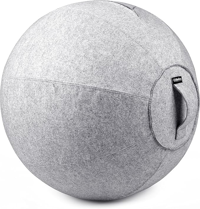 Stability Ball Chair for Office - Ergonomic Seating/Labor Birthing Pregnancy/Yoga Balance Stability Exercise Fitness