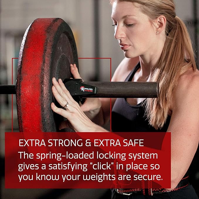 Dark Iron Fitness Barbell Clamps 2 Inch - 1 Pair